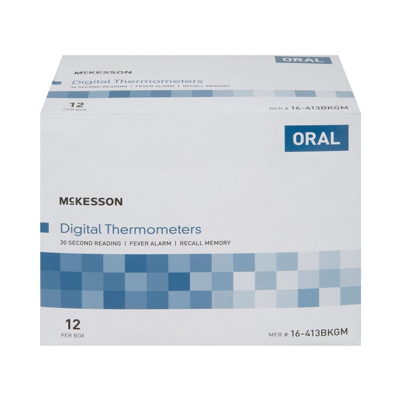 McKesson Digital Oral Thermometer - 491094_EA - 12 McKesson Digital Oral Thermometer - 491094_EA - 12