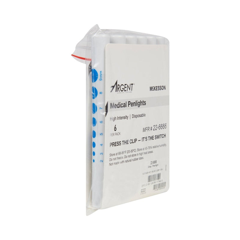 McKesson Disposable Penlight White Light, 4½ Inch - 193987_PK - 15 McKesson Disposable Penlight White Light, 4½ Inch - 193987_PK - 15