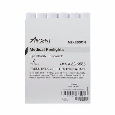 McKesson Disposable Penlight White Light, 4½ Inch - 193987_PK - 11 McKesson Disposable Penlight White Light, 4½ Inch - 193987_PK - 11