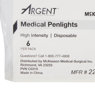 McKesson Disposable Penlight White Light, 4½ Inch - 193987_PK - 16 McKesson Disposable Penlight White Light, 4½ Inch - 193987_PK - 16