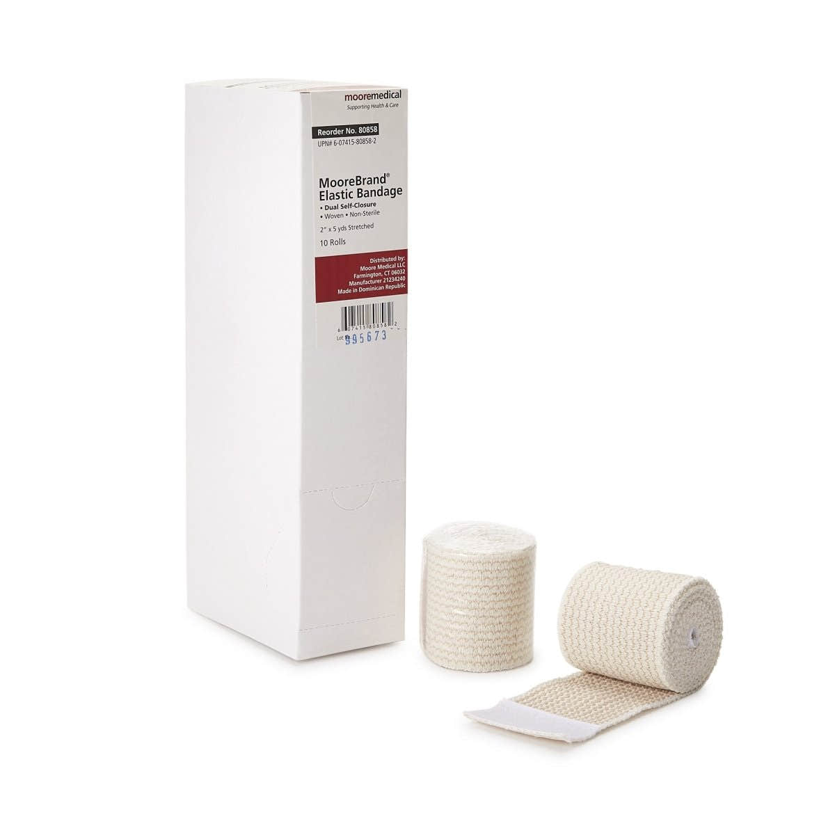 Mckesson Double Hook And Loop Closure Elastic Bandage - 1067832_BX - 1 Mckesson Double Hook And Loop Closure Elastic Bandage - 1067832_BX - 1