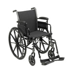 Mckesson Dual Axle Lightweight Wheelchair with Desk Length Arm Elevating Legrest - 1128897_EA - 2 Mckesson Dual Axle Lightweight Wheelchair with Desk Length Arm Elevating Legrest - 1128897_EA - 2