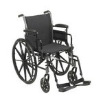 Mckesson Duel Axle Lightweight Wheelchair Desk Length Arm Swing-Away Footrest - 1128896_EA - 1 Mckesson Duel Axle Lightweight Wheelchair Desk Length Arm Swing-Away Footrest - 1128896_EA - 1