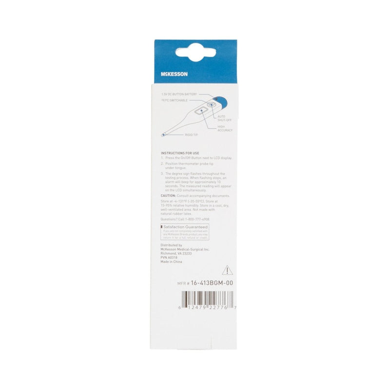 McKesson entrust Digital Oral Thermometer - 508755_EA - 12 McKesson entrust Digital Oral Thermometer - 508755_EA - 12