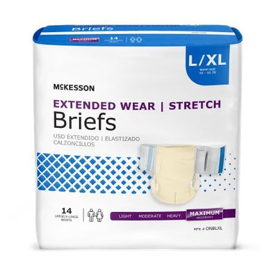 McKesson Extended Wear Incontinence Briefs - 980311_BG - 2 McKesson Extended Wear Incontinence Briefs - 980311_BG - 2
