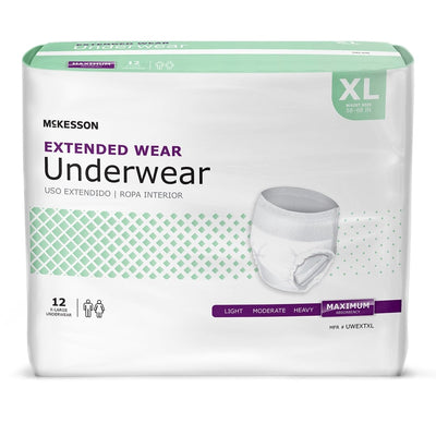 McKesson Extended Wear Maximum Absorbent Underwear -Unisex - 1123840_BG - 3 McKesson Extended Wear Maximum Absorbent Underwear -Unisex - 1123840_BG - 3