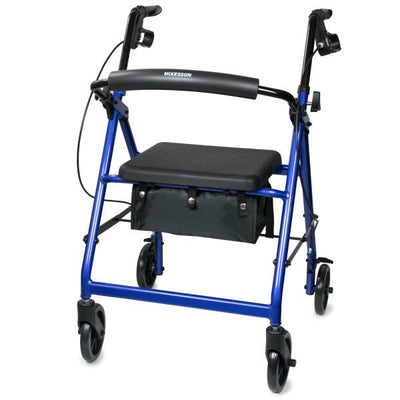 McKesson Folding Aluminum 4-Wheel Rollator - 1065264_EA - 3 McKesson Folding Aluminum 4-Wheel Rollator - 1065264_EA - 3