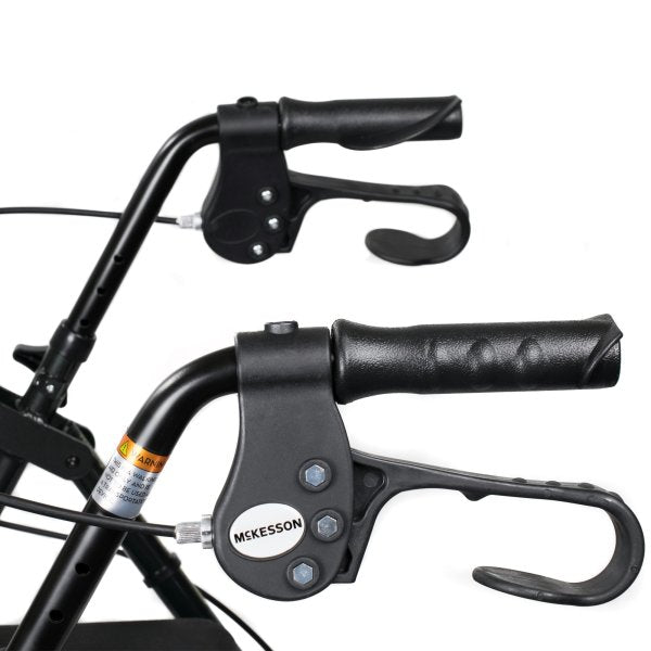 McKesson Folding Aluminum 4-Wheel Rollator - 1065267_EA - 10 McKesson Folding Aluminum 4-Wheel Rollator - 1065267_EA - 10