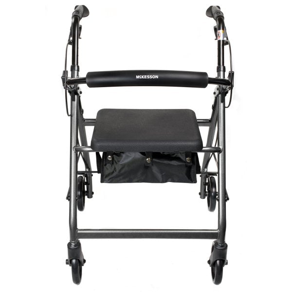 McKesson Folding Aluminum 4-Wheel Rollator - 1065267_EA - 26 McKesson Folding Aluminum 4-Wheel Rollator - 1065267_EA - 26