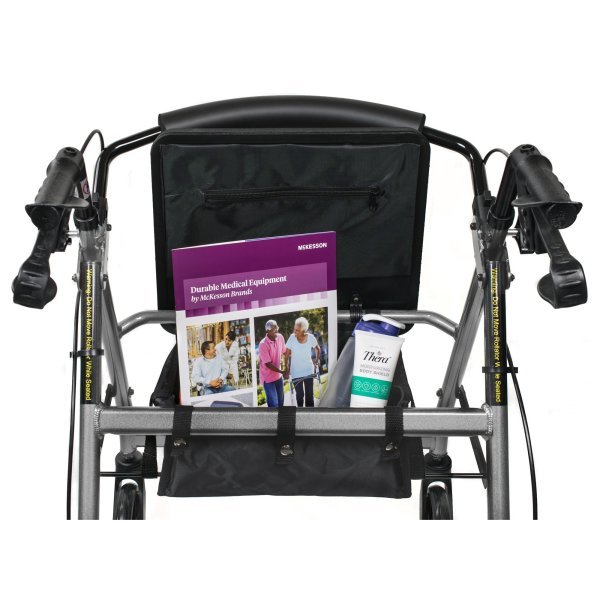 McKesson Folding Aluminum 4-Wheel Rollator - 1065267_EA - 22 McKesson Folding Aluminum 4-Wheel Rollator - 1065267_EA - 22