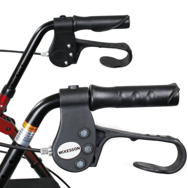 McKesson Folding Aluminum 4-Wheel Rollator - 1065267_EA - 32 McKesson Folding Aluminum 4-Wheel Rollator - 1065267_EA - 32