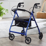 McKesson Folding Aluminum 4-Wheel Rollator - 1065267_EA - 7 McKesson Folding Aluminum 4-Wheel Rollator - 1065267_EA - 7