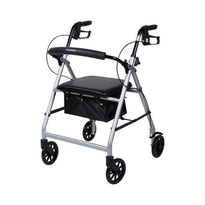 McKesson Folding Aluminum 4-Wheel Rollator - 1065267_EA - 5 McKesson Folding Aluminum 4-Wheel Rollator - 1065267_EA - 5
