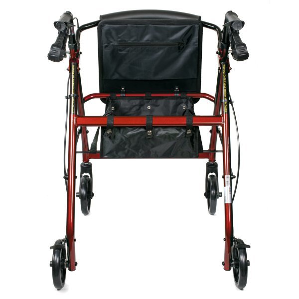 McKesson Folding Aluminum 4-Wheel Rollator - 1065267_EA - 30 McKesson Folding Aluminum 4-Wheel Rollator - 1065267_EA - 30