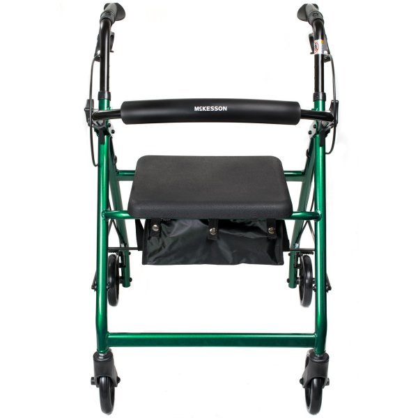 McKesson Folding Aluminum 4-Wheel Rollator - 1065267_EA - 19 McKesson Folding Aluminum 4-Wheel Rollator - 1065267_EA - 19