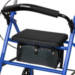 McKesson Folding Steel 4-Wheel Rollator, Blue - 1065269_EA - 2 McKesson Folding Steel 4-Wheel Rollator, Blue - 1065269_EA - 2