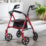 McKesson Folding Steel 4 Wheel Rollator - 1065268_EA - 2 McKesson Folding Steel 4 Wheel Rollator - 1065268_EA - 2