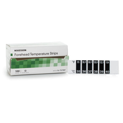 McKesson Forehead Temperature Strip - 1109568_BX - 9 McKesson Forehead Temperature Strip - 1109568_BX - 9