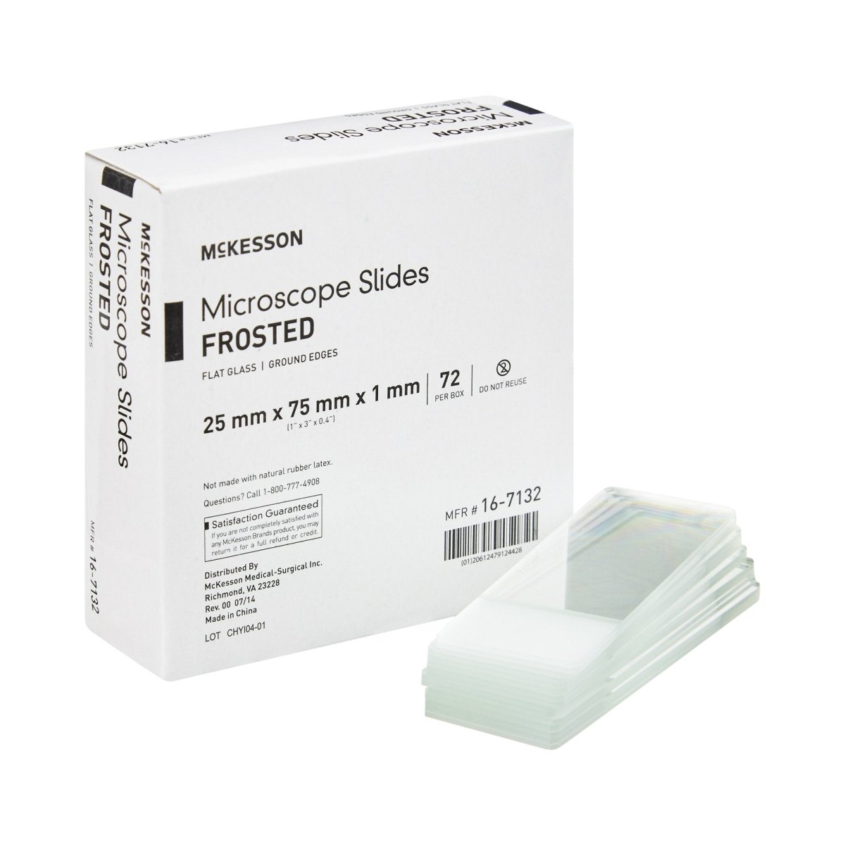 Mckesson Frosted Microscope Slide - 464498_BX - 1 Mckesson Frosted Microscope Slide - 464498_BX - 1
