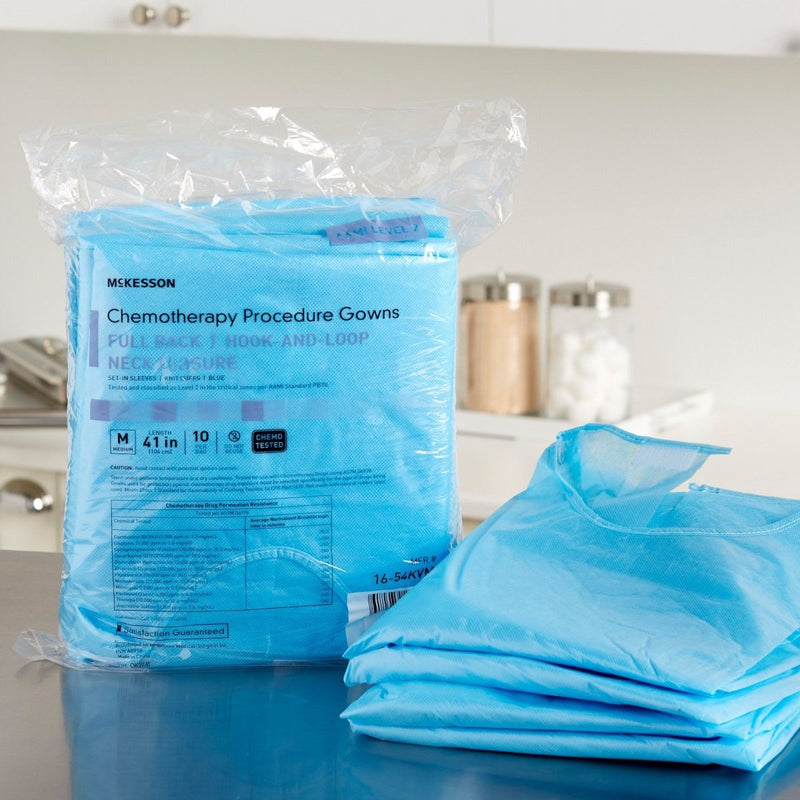 McKesson Full Back Chemotherapy Procedure Gown - 1177927_CS - 39 McKesson Full Back Chemotherapy Procedure Gown - 1177927_CS - 39