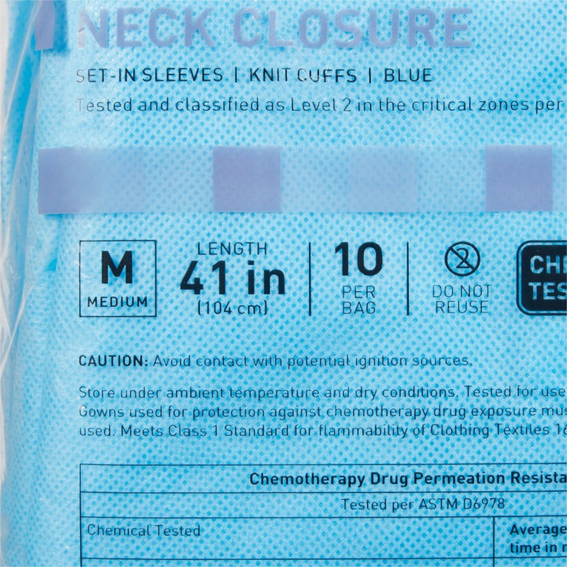 McKesson Full Back Chemotherapy Procedure Gown - 1177927_CS - 36 McKesson Full Back Chemotherapy Procedure Gown - 1177927_CS - 36