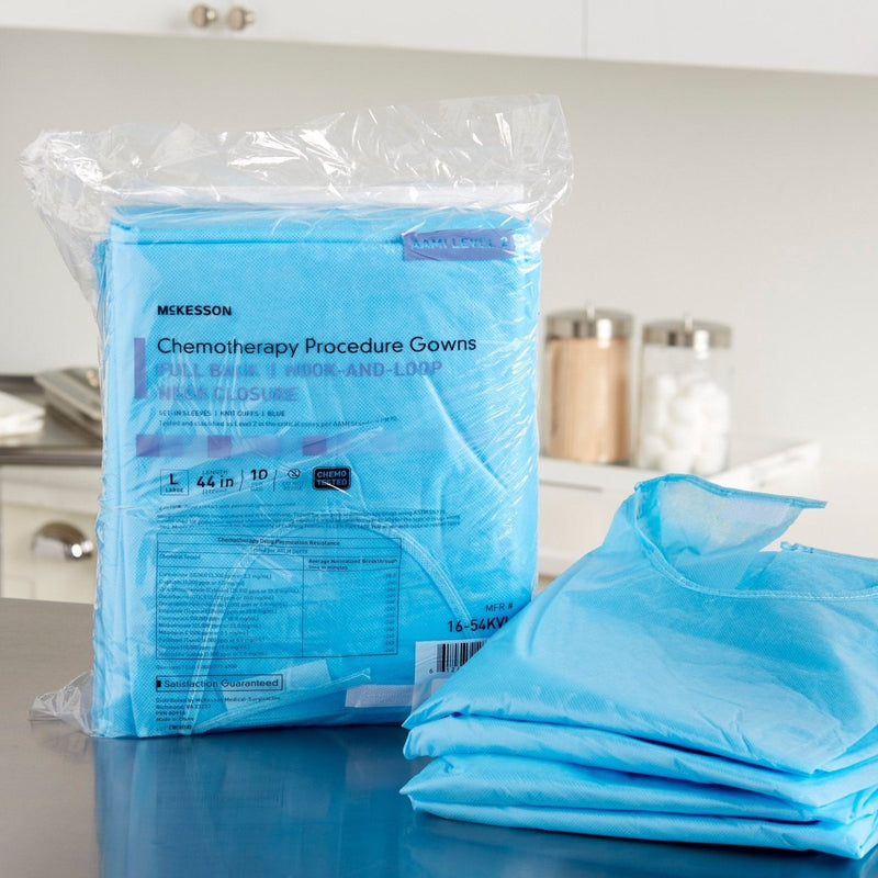 McKesson Full Back Chemotherapy Procedure Gown - 1177928_CS - 19 McKesson Full Back Chemotherapy Procedure Gown - 1177928_CS - 19