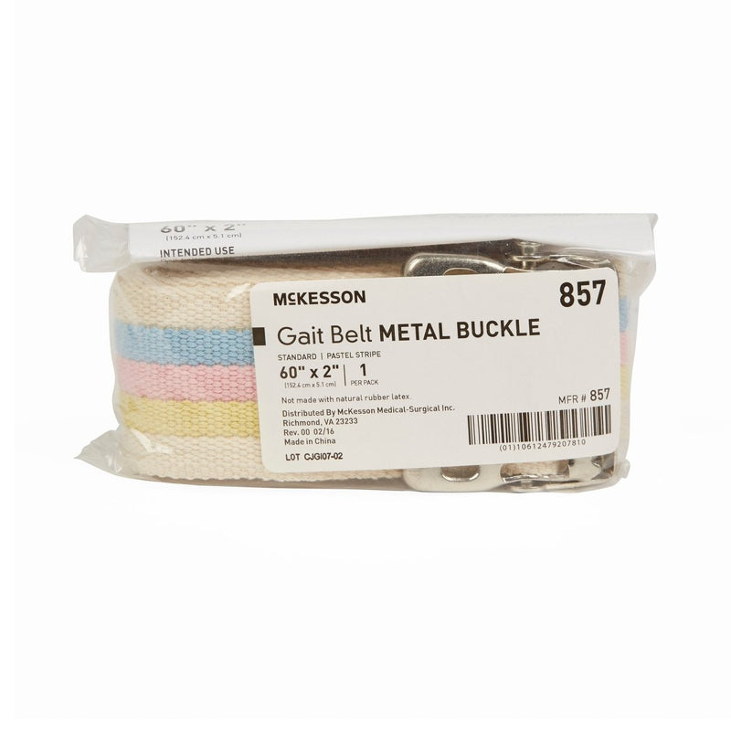 McKesson Gait Belt, 60 Inch - 864670_EA - 25 McKesson Gait Belt, 60 Inch - 864670_EA - 25