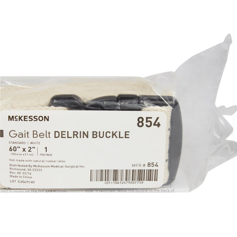 McKesson Gait Belt w/ Derlin Buckle, 60 Inch - 864734_EA - 33 McKesson Gait Belt w/ Derlin Buckle, 60 Inch - 864734_EA - 33