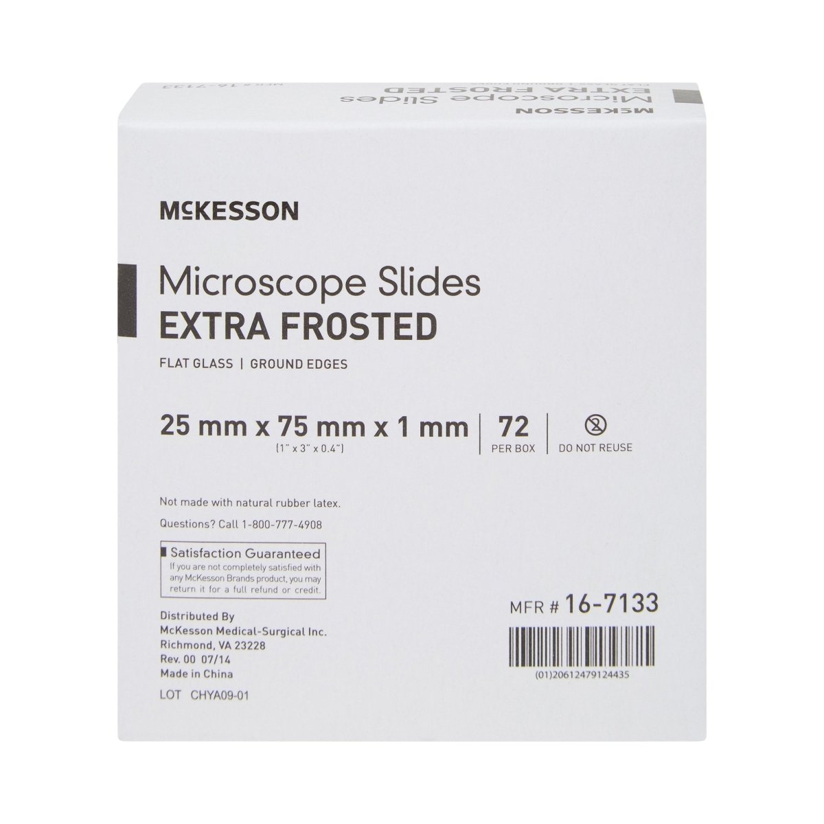 Mckesson Glass Microscope Slide - 464499_BX - 1 Mckesson Glass Microscope Slide - 464499_BX - 1