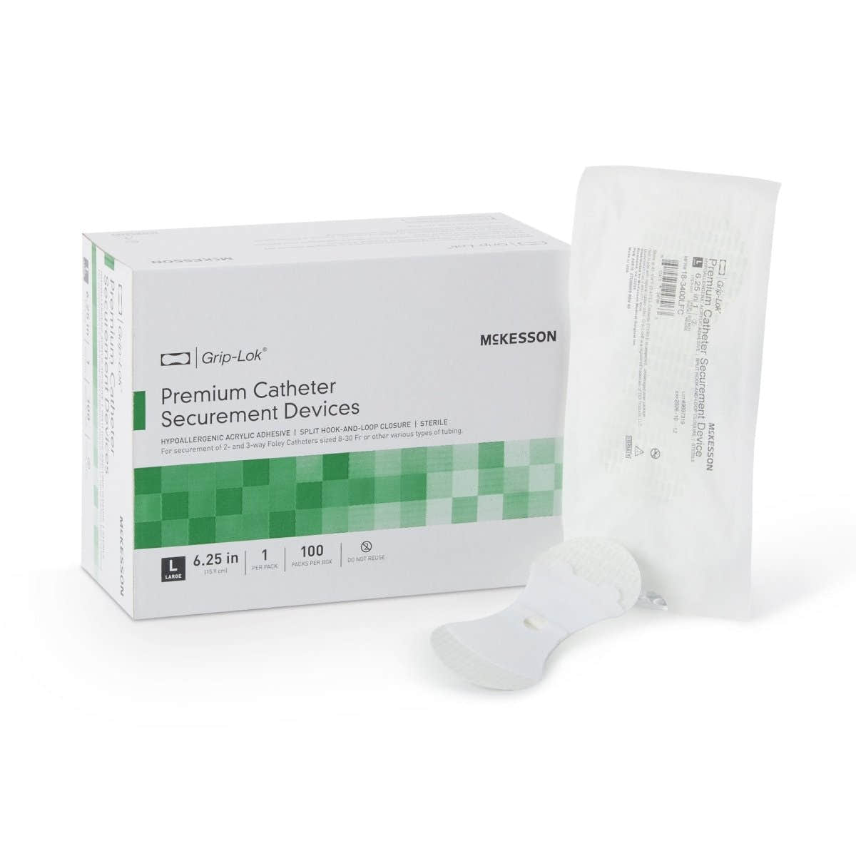 Mckesson Grip Lok Premium Catheter Securement Devices - 1146461_BX - 1 Mckesson Grip Lok Premium Catheter Securement Devices - 1146461_BX - 1