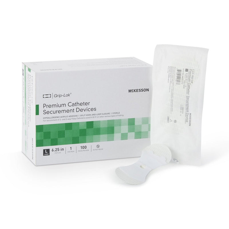 Mckesson Grip Lok Premium Catheter Securement Devices - 1146461_BX - 1 Mckesson Grip Lok Premium Catheter Securement Devices - 1146461_BX - 1