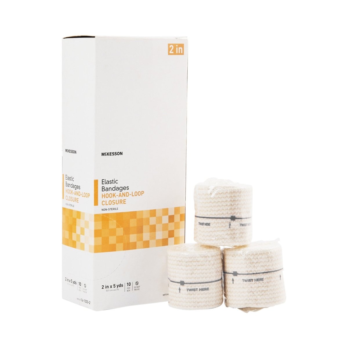 Mckesson Hook And Loop Closure Elastic Bandage - 454618_BX - 1 Mckesson Hook And Loop Closure Elastic Bandage - 454618_BX - 1