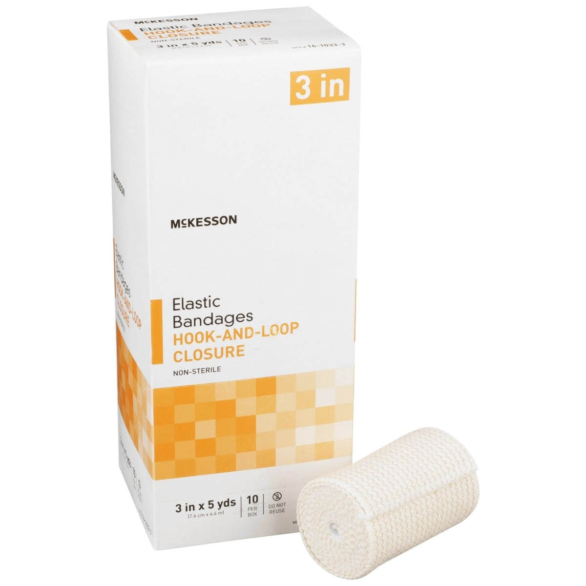 Mckesson Hook And Loop Closure Elastic Bandage - 454618_BX - 1 Mckesson Hook And Loop Closure Elastic Bandage - 454619_BX - 2