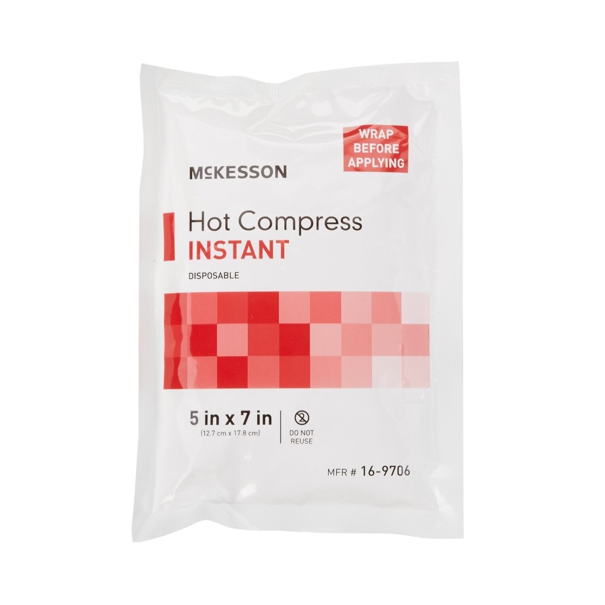 McKesson Hot Pack, Instant Chemical Activation, General Purpose, 5 x 7 Inch - 520561_EA - 1 McKesson Hot Pack, Instant Chemical Activation, General Purpose, 5 x 7 Inch - 520561_EA - 1