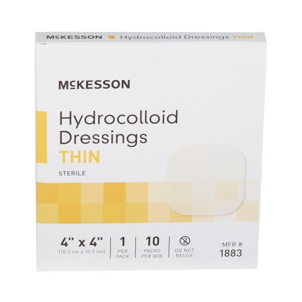 Mckesson Hydrocolloid Dressing - 882982_BX - 18 Mckesson Hydrocolloid Dressing - 882982_BX - 18
