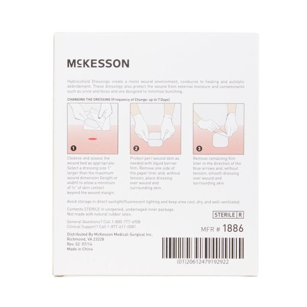 Mckesson Hydrocolloid Dressing - 882993_EA - 7 Mckesson Hydrocolloid Dressing - 882993_EA - 7