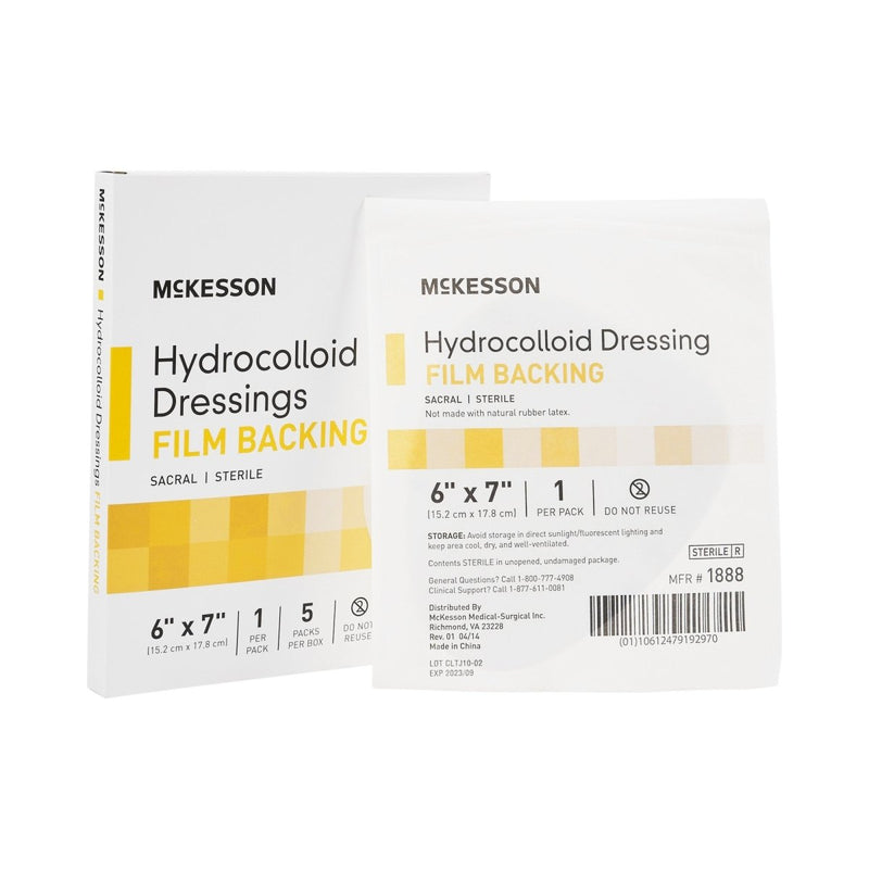 Mckesson Hydrocolloid Dressing - 882993_EA - 5 Mckesson Hydrocolloid Dressing - 882993_EA - 5