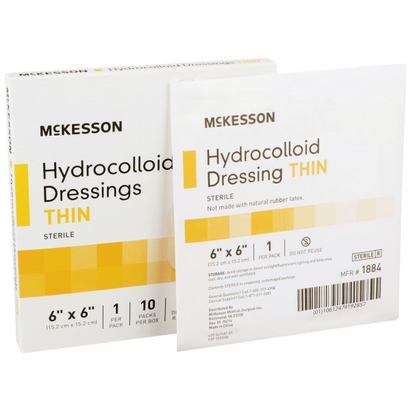 Mckesson Hydrocolloid Dressing - 882993_EA - 12 Mckesson Hydrocolloid Dressing - 882993_EA - 12