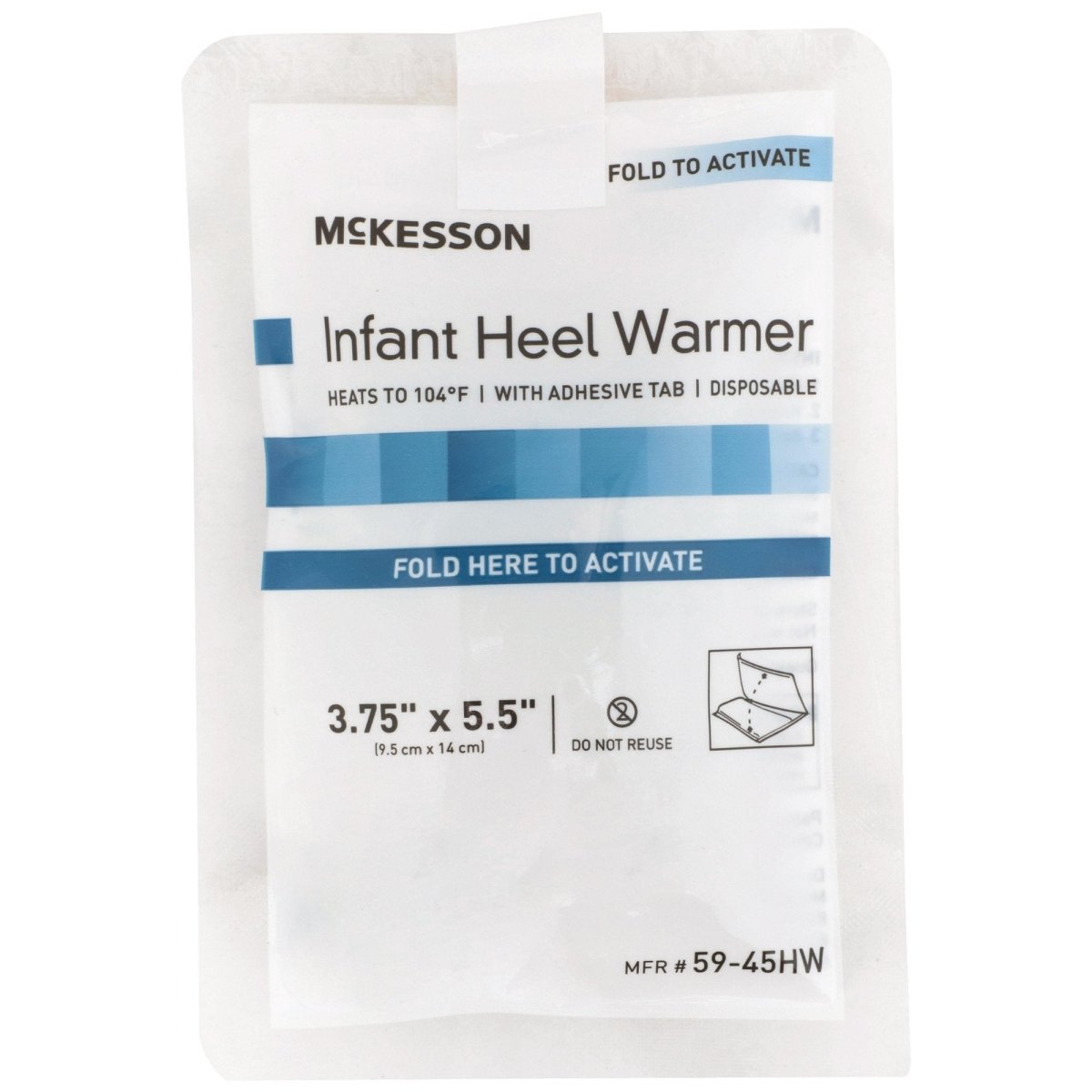 McKesson Infant Heel Warmer, 3¾ x 5½ Inch - 521487_CS - 1 McKesson Infant Heel Warmer, 3¾ x 5½ Inch - 521487_CS - 1