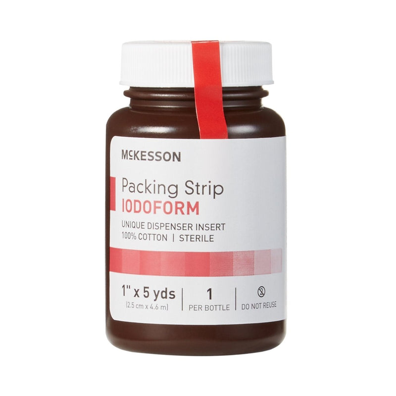 McKesson Iodoform Wound Packing Strip, 1 Inch x 5 Yard - 470442_BT - 1 McKesson Iodoform Wound Packing Strip, 1 Inch x 5 Yard - 470442_BT - 1