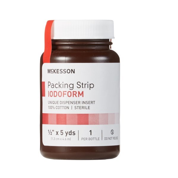 McKesson Iodoform Wound Packing Strips - 470441_BT - 11 McKesson Iodoform Wound Packing Strips - 470441_BT - 11
