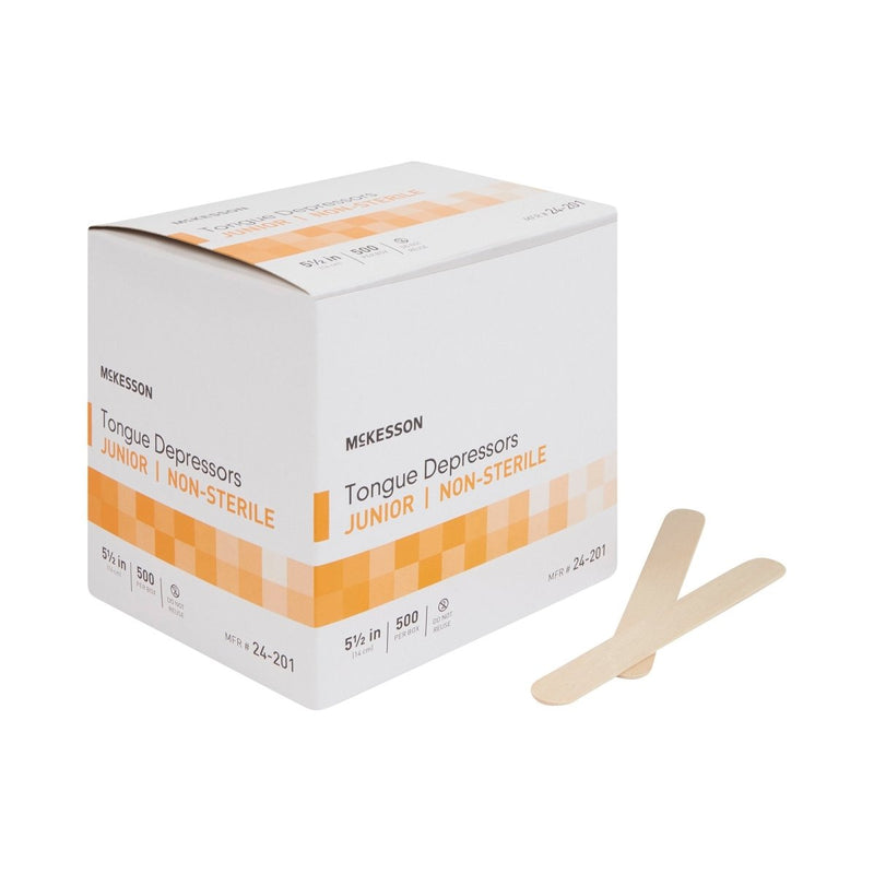 McKesson Junior Tongue Depressor Wide Blade - 508717_CS - 17 McKesson Junior Tongue Depressor Wide Blade - 508717_CS - 17