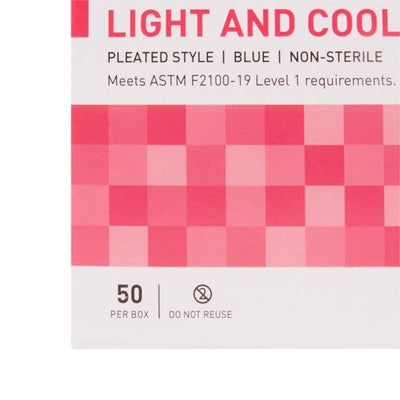 McKesson Light and Cool Surgical Masks - 206484_BX - 4 McKesson Light and Cool Surgical Masks - 206484_BX - 4
