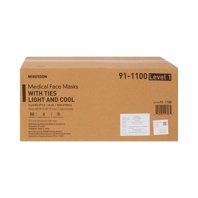 McKesson Light and Cool Surgical Masks - 206484_CS - 5 McKesson Light and Cool Surgical Masks - 206484_CS - 5