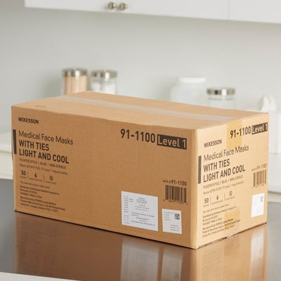 McKesson Light and Cool Surgical Masks - 206484_CS - 8 McKesson Light and Cool Surgical Masks - 206484_CS - 8