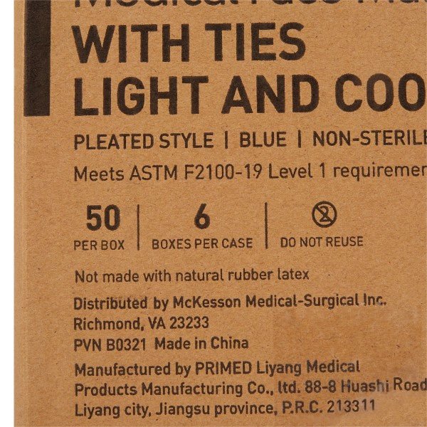 McKesson Light and Cool Surgical Masks - 206484_CS - 6 McKesson Light and Cool Surgical Masks - 206484_CS - 6