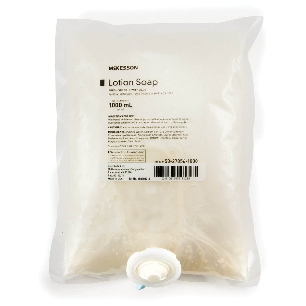 McKesson Lotion Soap, 1,000ml Refill Bag, Fresh Scent - 468272_EA - 1 McKesson Lotion Soap, 1,000ml Refill Bag, Fresh Scent - 468272_EA - 2