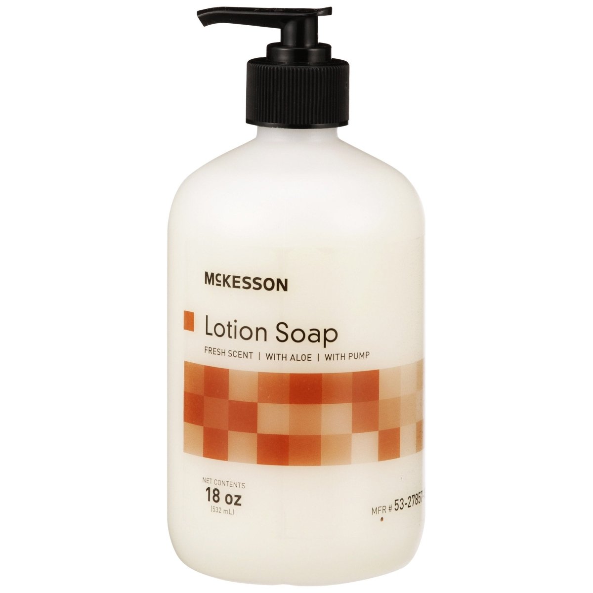 McKesson Lotion Soap, Fresh Scent, 18 oz. Pump Bottle - 937909_EA - 1 McKesson Lotion Soap, Fresh Scent, 18 oz. Pump Bottle - 937909_EA - 2
