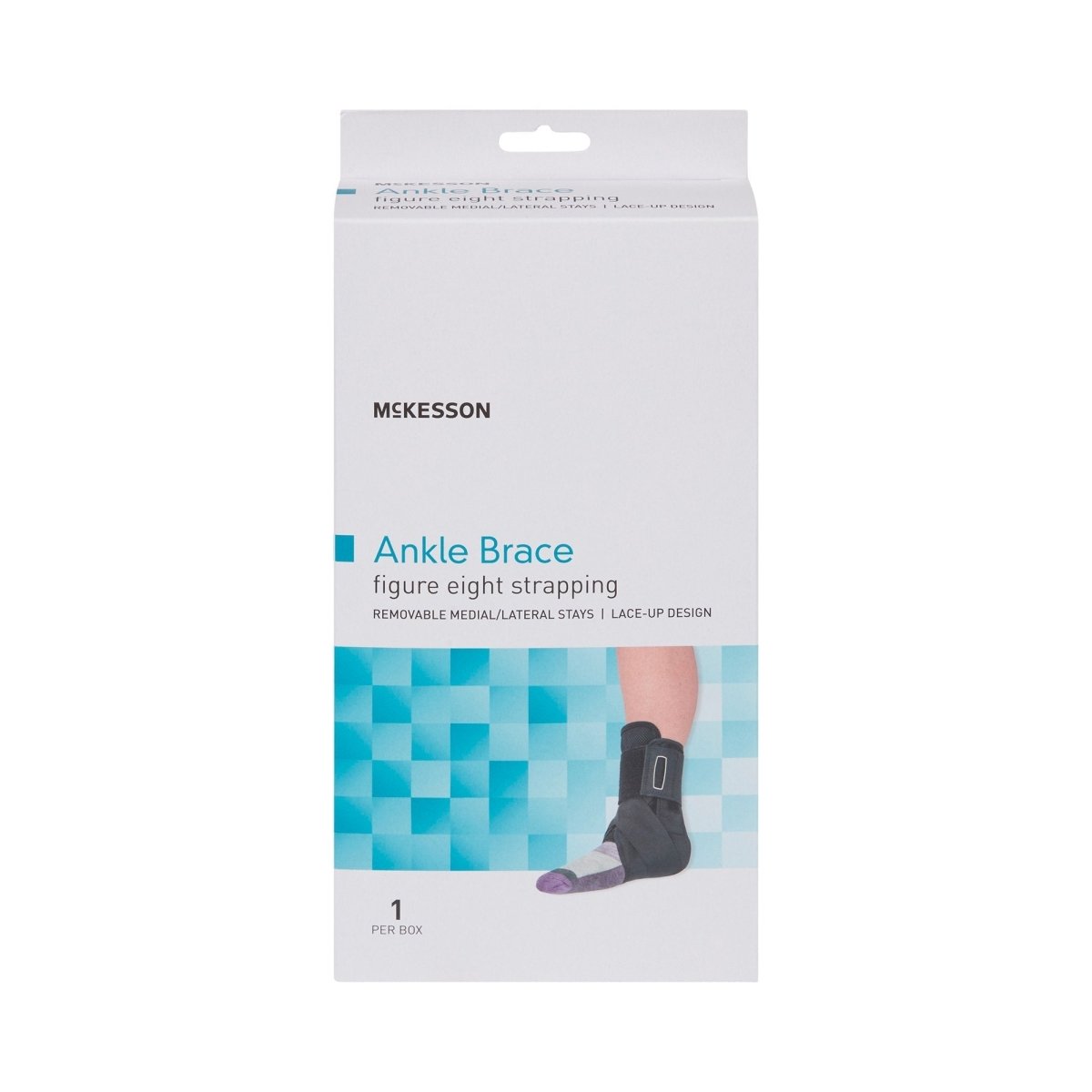 McKesson Low Profile / Open Heel / Open Toe Ankle Brace - 1159075_EA - 1 McKesson Low Profile / Open Heel / Open Toe Ankle Brace - 1159074_EA - 2