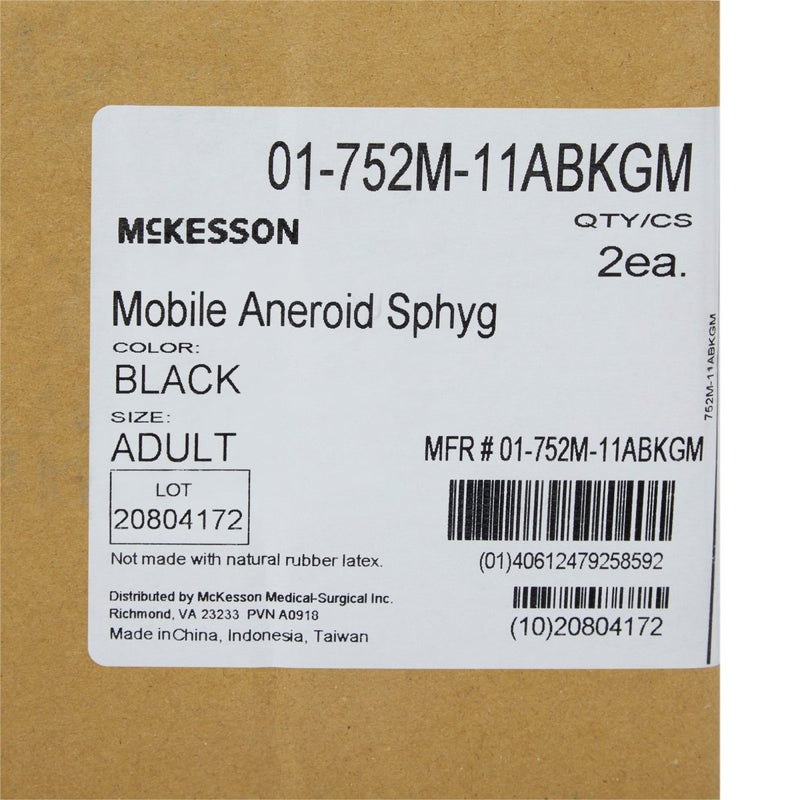 McKesson LUMEON Mobile Aneroid Sphygmomanometer Unit - 1178037_BX - 17 McKesson LUMEON Mobile Aneroid Sphygmomanometer Unit - 1178037_BX - 17